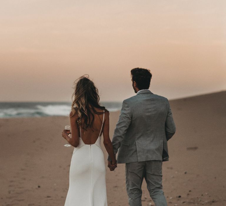 Coastal Bride & Groom Portrait | Outdoor Woodland Wedding in South Africa | Michigan Behn Photography