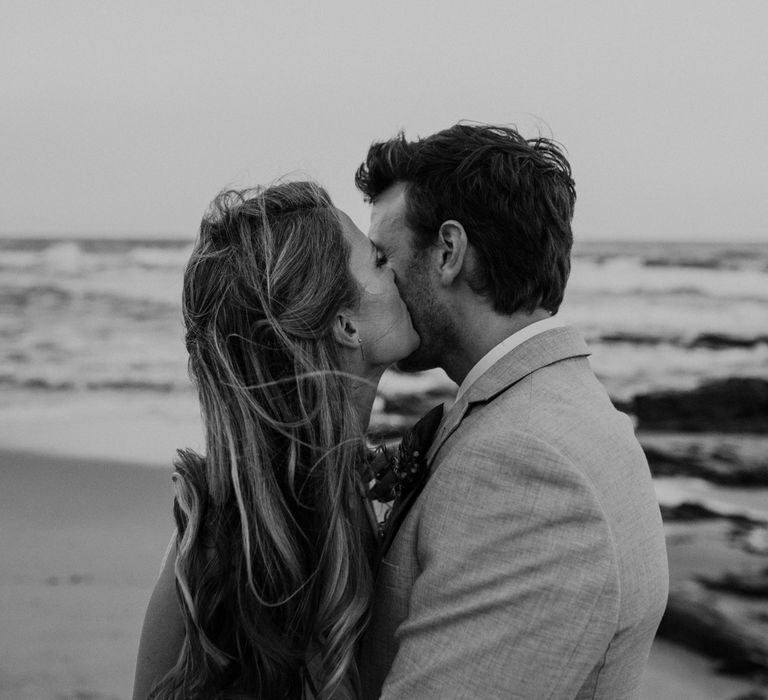 Coastal Bride & Groom Portrait | Outdoor Woodland Wedding in South Africa | Michigan Behn Photography