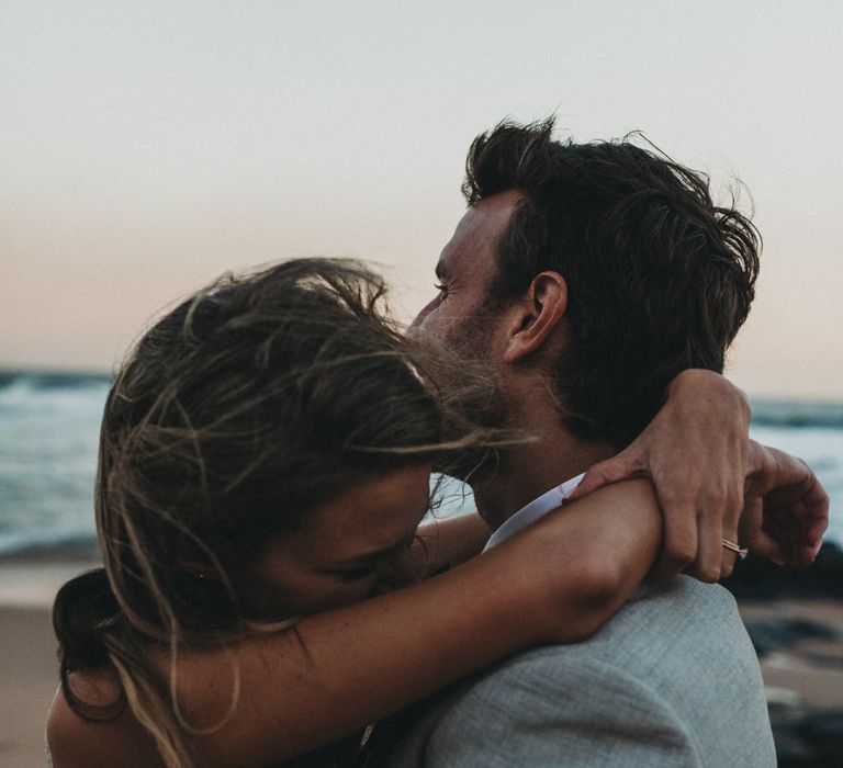 Coastal Bride & Groom Portrait | Outdoor Woodland Wedding in South Africa | Michigan Behn Photography