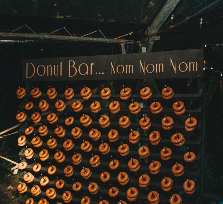 Krispy Kreme Donut Wall | Outdoor Woodland Wedding in South Africa | Michigan Behn Photography