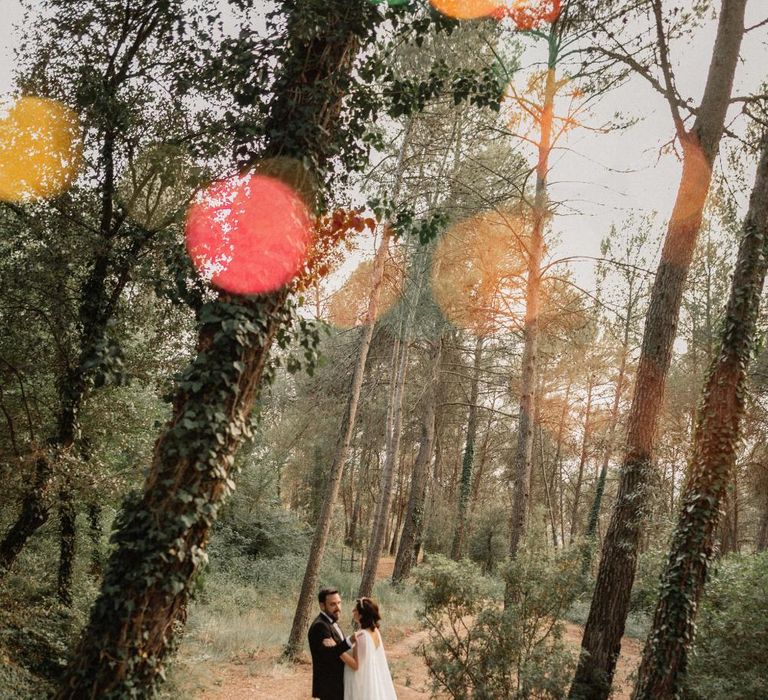 Cosmic Inspired Destination Wedding Barcelona With Epic Dessert Table & Outdoor Woodland Ceremony With Pampas Grass Planning Paloma Cruz Images Pablo Laguia