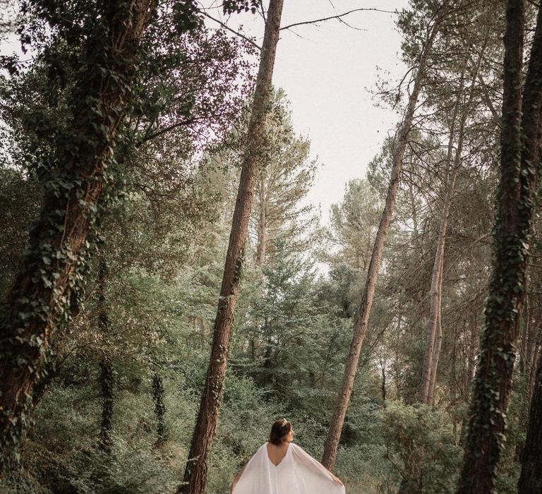 Cosmic Inspired Destination Wedding Barcelona With Epic Dessert Table & Outdoor Woodland Ceremony With Pampas Grass Planning Paloma Cruz Images Pablo Laguia