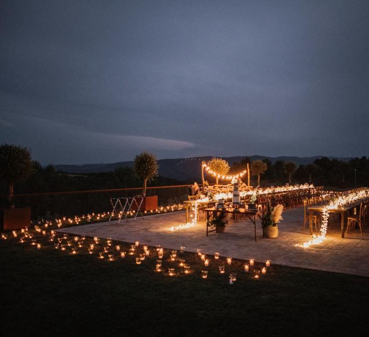 Cosmic Inspired Destination Wedding Barcelona With Epic Dessert Table & Outdoor Woodland Ceremony With Pampas Grass Planning Paloma Cruz Images Pablo Laguia