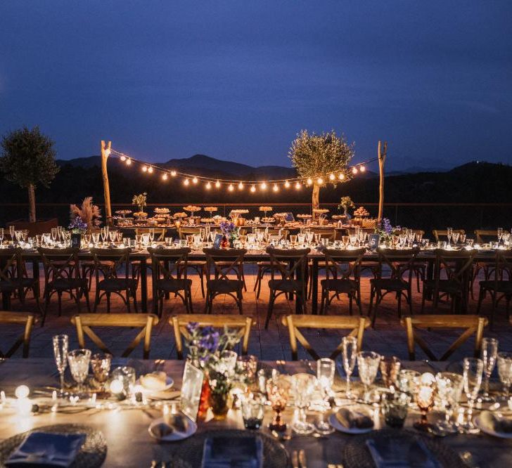 Cosmic Inspired Destination Wedding Barcelona With Epic Dessert Table & Outdoor Woodland Ceremony With Pampas Grass Planning Paloma Cruz Images Pablo Laguia