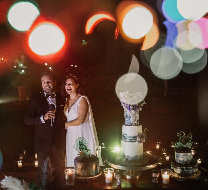 Cosmic Inspired Destination Wedding Barcelona With Epic Dessert Table & Outdoor Woodland Ceremony With Pampas Grass Planning Paloma Cruz Images Pablo Laguia