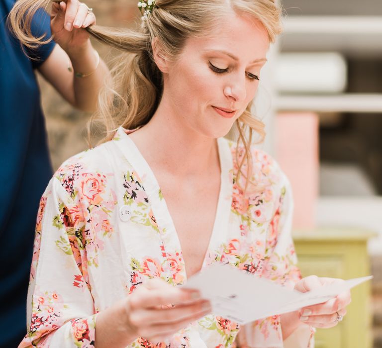 Bride Getting Ready