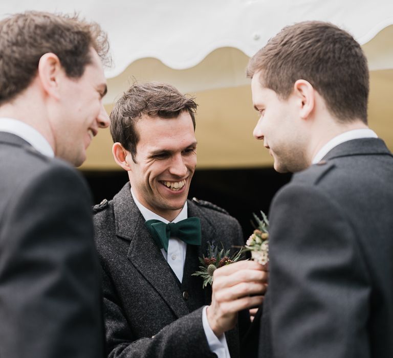 Groom & Groomsmen Getting Ready