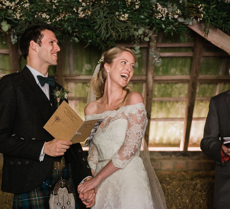 Humanist Wedding Ceremony At North Hidden Barn