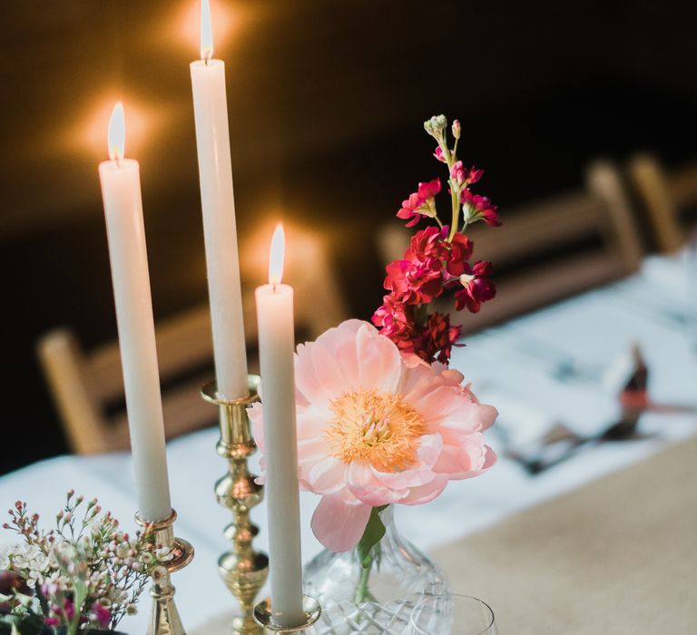 Festoon Lights For A Rustic Wedding At North Hidden Barn