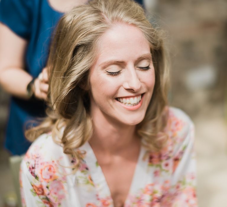 Beautiful Bride Getting Ready