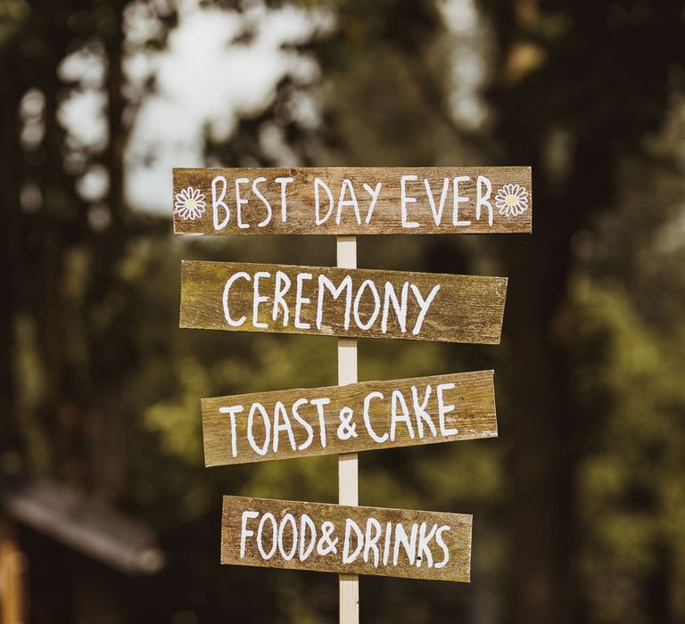 Rustic DIY Wedding In The Netherlands With Bride In Tea Length Vintage Gown And Images From Neil Jackson Photographic With Vintage Mint Green VW Beetle