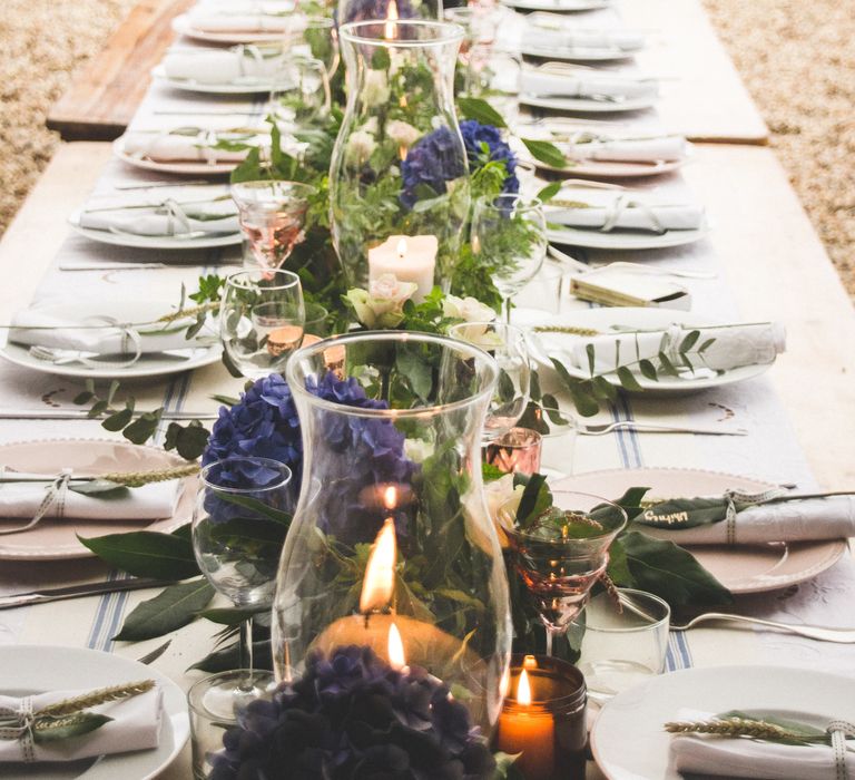 Elegant Engagement Celebration Dinner With Pastel Details & Pampas Grass Arrangements