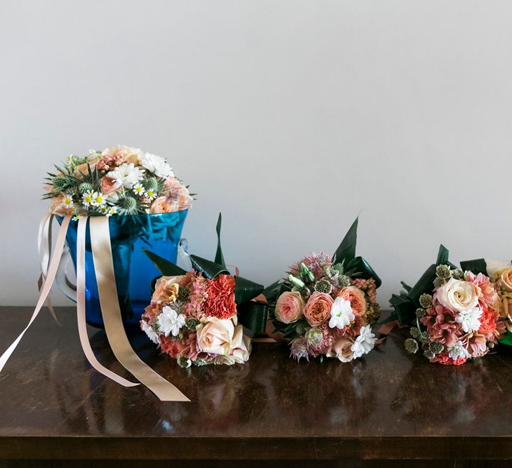 Coral Bouquets