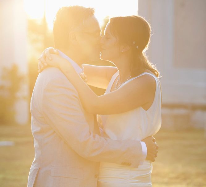 Bride & Groom Sunset Portrait