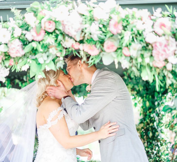 Outdoor Ceremony | The Secret Garden Wedding Venue in Essex | White Stag Wedding Photography