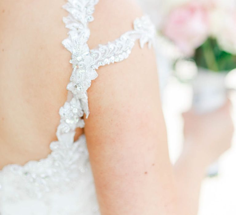 Bride in Sottero & Midgley Beaded Gown | The Secret Garden Wedding Venue in Essex | White Stag Wedding Photography