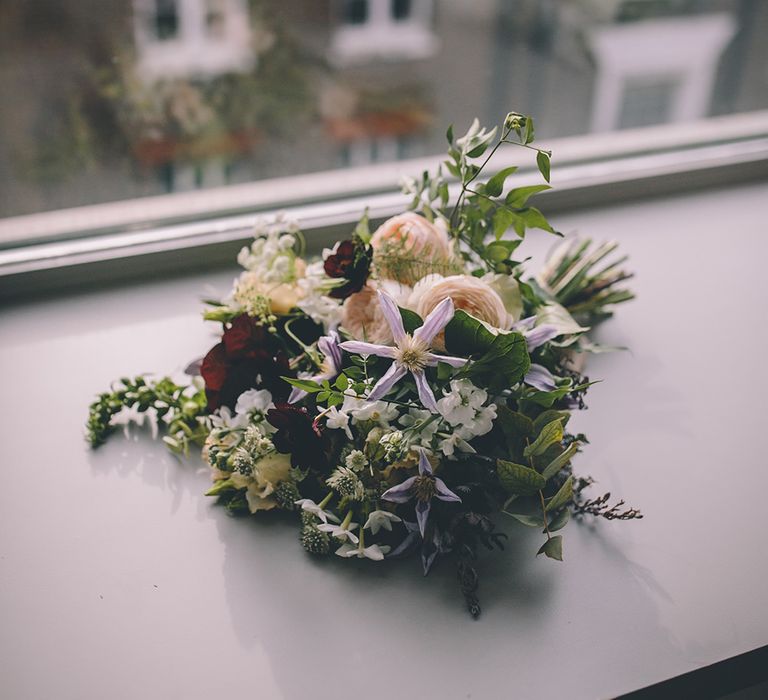 Wild Flower Bouquet | Stylish London Wedding Planned by Revelry Events | Story + Colour Photography