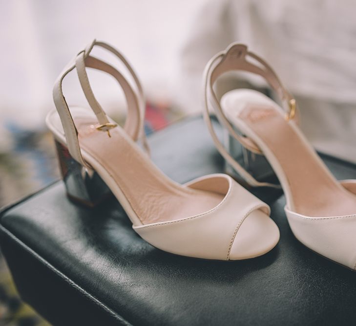 Faith Bridal Shoes | Stylish London Wedding Planned by Revelry Events | Story + Colour Photography