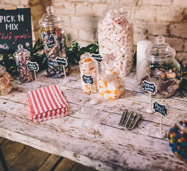 Sweet Table | Stylish London Wedding Planned by Revelry Events | Story + Colour Photography