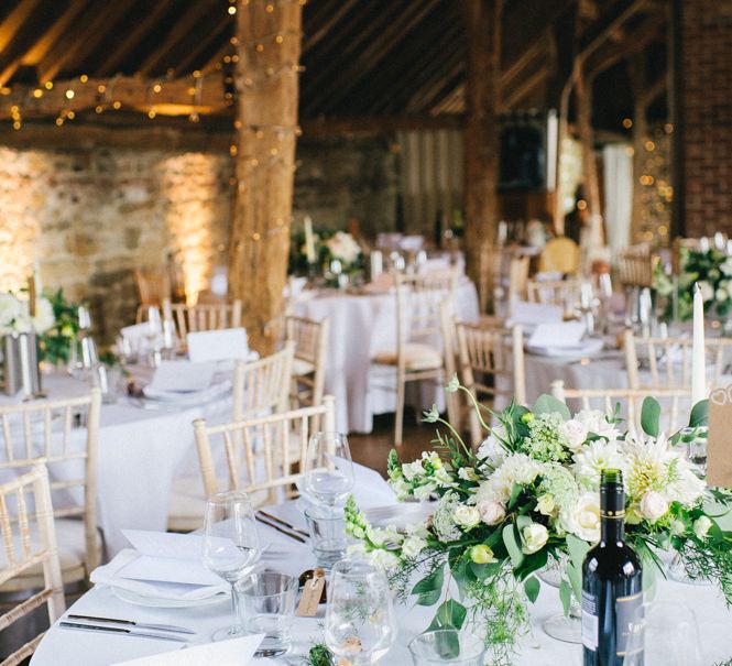 Soft & Romantic Flowers For A Grittenham Barn Wedding