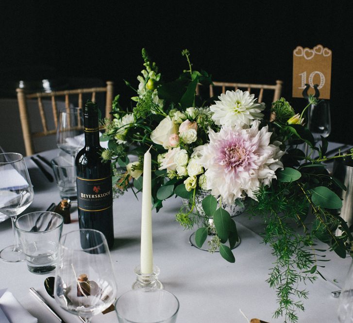 Soft & Romantic Flowers For A Grittenham Barn Wedding