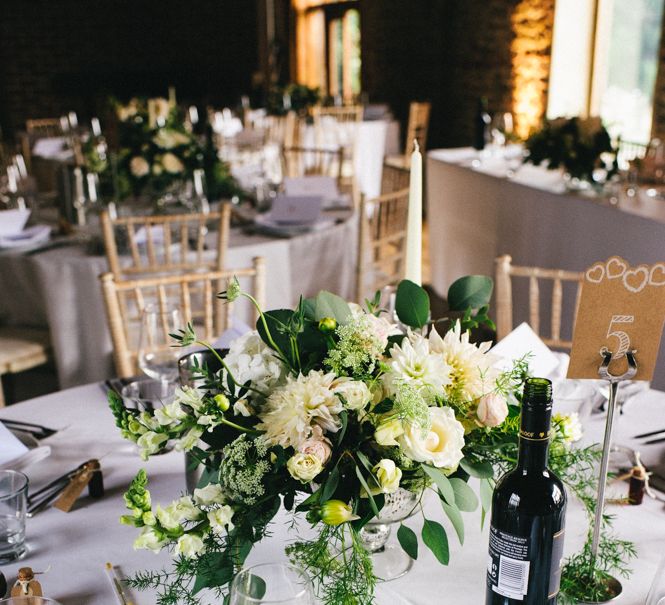 Soft & Romantic Flowers For A Grittenham Barn Wedding