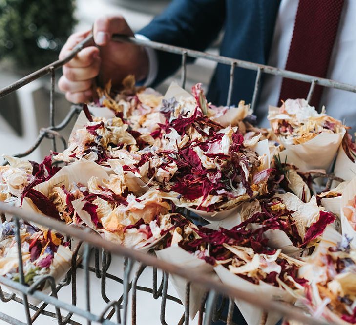 Dried Flower Confetti | Laid Back Pub Wedding at The Londesborough | Miss Gen Photography