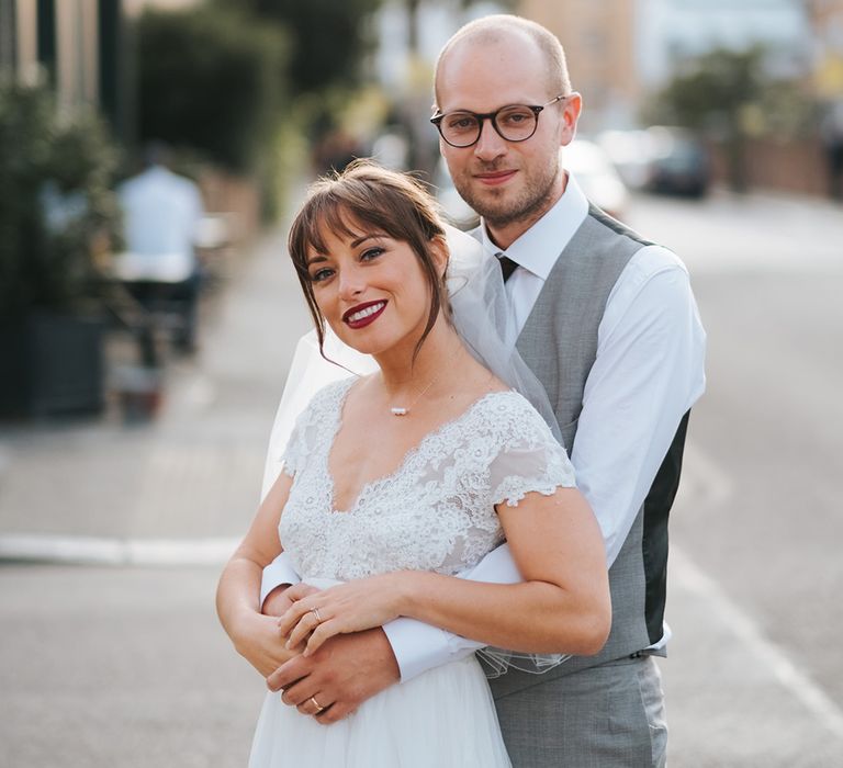 Bride in Cymbeline Wedding Dress | Groom in Bailey Nelson Suit | Laid Back Pub Wedding at The Londesborough | Miss Gen Photography