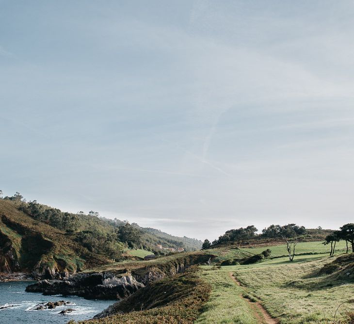 Cliffside In Asturias Spain