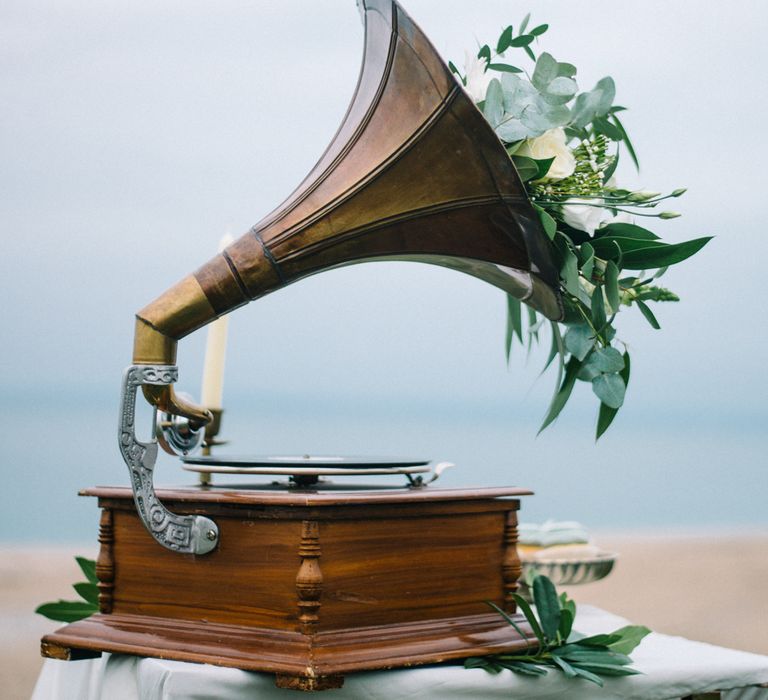 Vintage Gramophone Wedding Decor