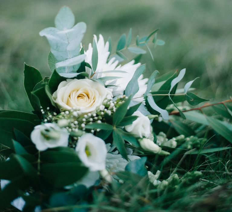 White & Green Wedding Flowers