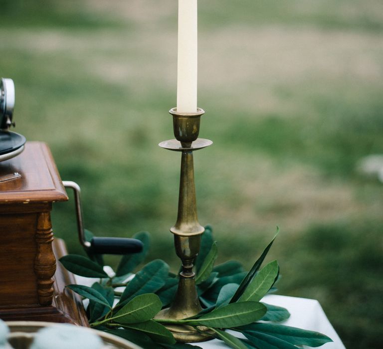 Vintage Gramophone Wedding Decor