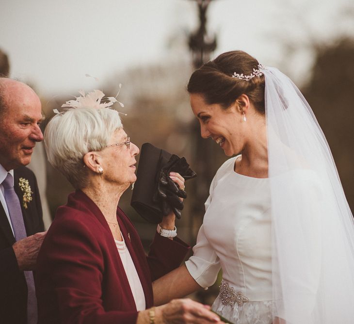 Bride in JLM Couture Ti-Adora Wedding Dress | Matt Penberthy Photography