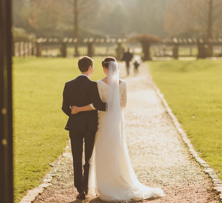 Bride in JLM Couture Ti-Adora Wedding Dress | Groom in Moss Bros Suit | Matt Penberthy Photography