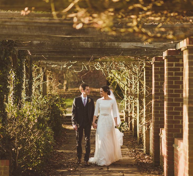 Bride in JLM Couture Ti-Adora Wedding Dress | Groom in Moss Bros Suit | Matt Penberthy Photography