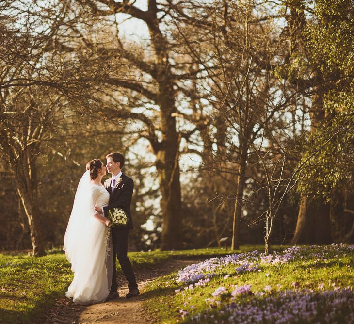 Bride in JLM Couture Ti-Adora Wedding Dress | Groom in Moss Bros Suit | Matt Penberthy Photography