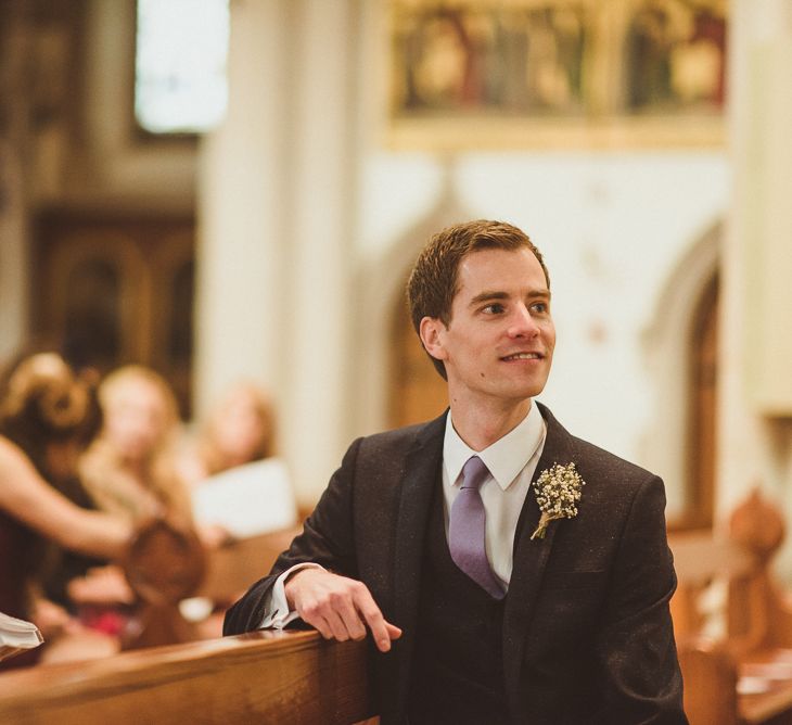 Groom in Moss Bros Suit | | Matt Penberthy Photography