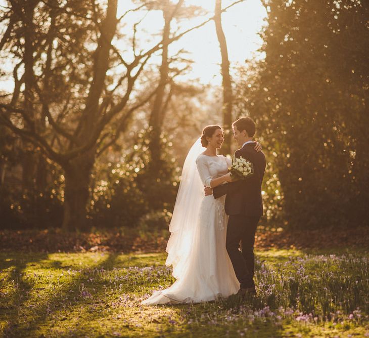 Bride in JLM Couture Ti-Adora Wedding Dress | Groom in Moss Bros Suit | Matt Penberthy Photography