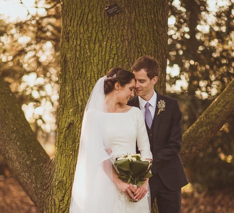 Bride in JLM Couture Ti-Adora Wedding Dress | Groom in Moss Bros Suit | Matt Penberthy Photography