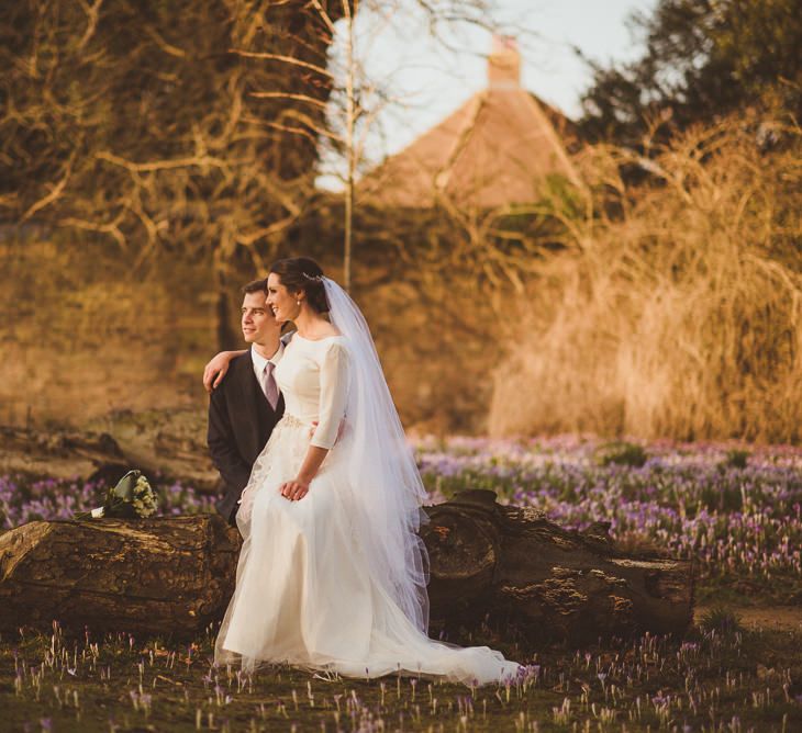 Bride in JLM Couture Ti-Adora Wedding Dress | Groom in Moss Bros Suit | Matt Penberthy Photography