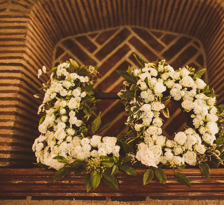 Floral Monogram Letters Wedding Decor | Matt Penberthy Photography