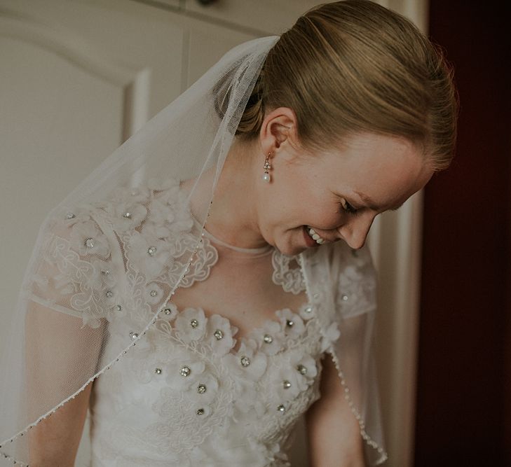 Bride in Alice Temperley Gown | Lola Rose Photography