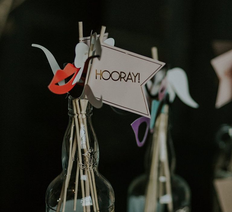 Hooray Flag | Wedding Decor | Elmley Nature Reserve Wedding | Lola Rose Photography