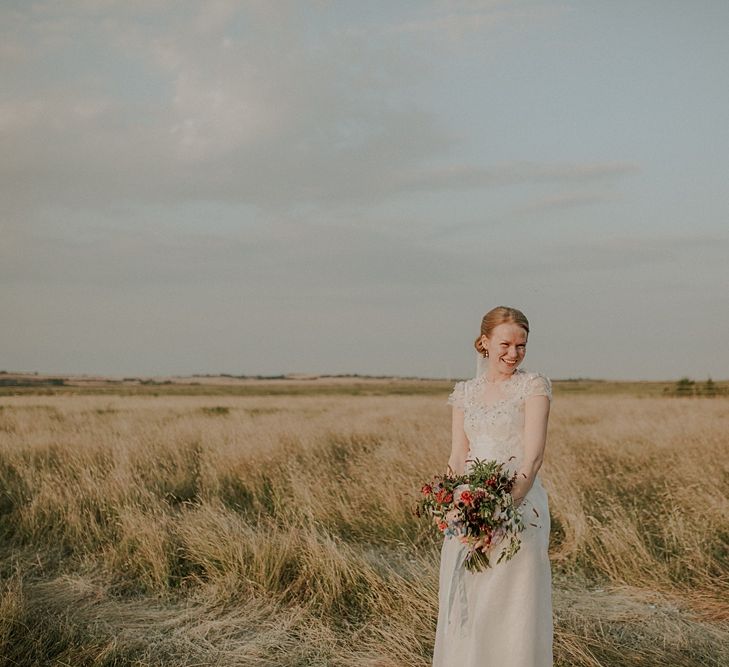 Bride in Alice Temperley Gown | Lola Rose Photography