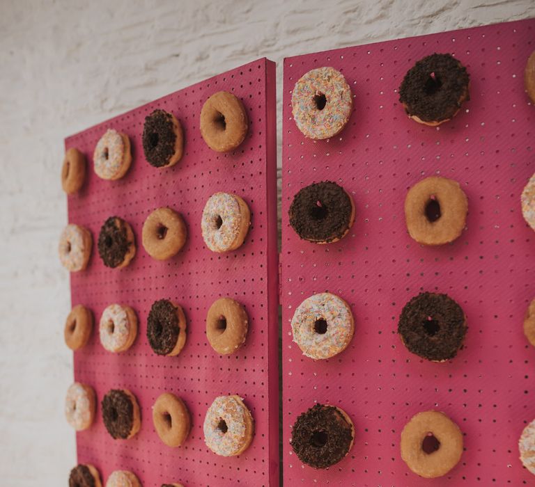 Donut Wall For Wedding