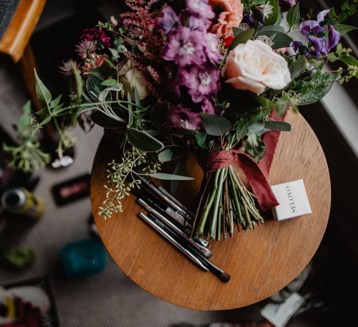 Gypsophila Fairy Lights & Dark Florals For A Family Focused Wedding At The Georgian Townhouse Norwich With Images By Camilla Andrea Photography