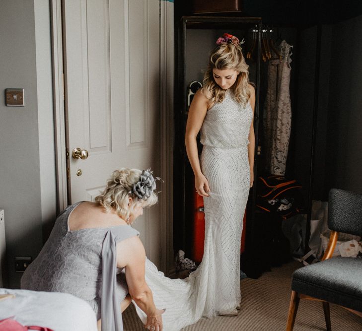 Gypsophila Fairy Lights & Dark Florals For A Family Focused Wedding At The Georgian Townhouse Norwich With Images By Camilla Andrea Photography