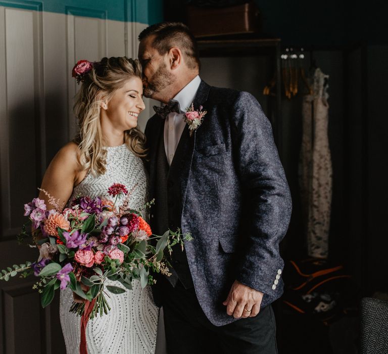 Gypsophila Fairy Lights & Dark Florals For A Family Focused Wedding At The Georgian Townhouse Norwich With Images By Camilla Andrea Photography