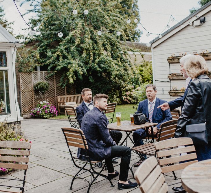 Gypsophila Fairy Lights & Dark Florals For A Family Focused Wedding At The Georgian Townhouse Norwich With Images By Camilla Andrea Photography