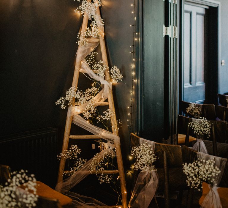 Gypsophila Fairy Lights & Dark Florals For A Family Focused Wedding At The Georgian Townhouse Norwich With Images By Camilla Andrea Photography